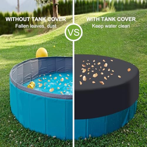 90.9x90.9x11.8 Square Hot Tub Cover, 210D Oxford, White view 5