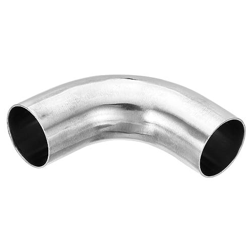 90 Degree Mandrel Bend Elbow, 1 1/2 Inch OD Steel Exhaust Elbow Exhaust — PATIKIL