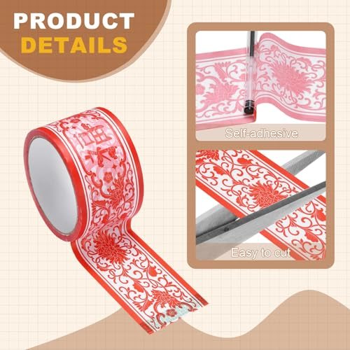 98ft Chinoiserie Flower Washi Tape Sticker view 3