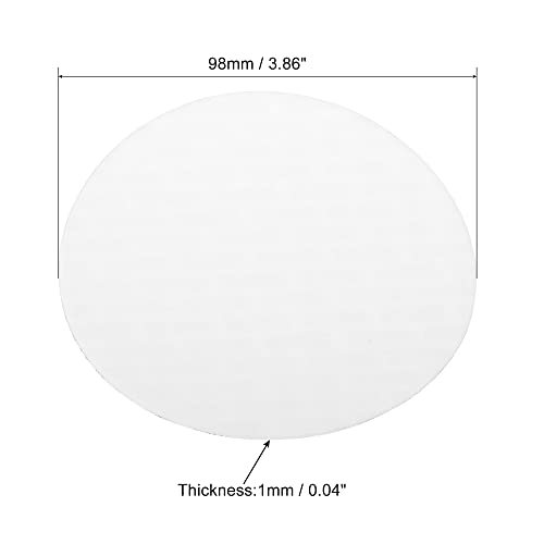 98mm/3.86" Foam Lid Liner 100Pcs PS Foam Pressure Sensitive Seal view 2