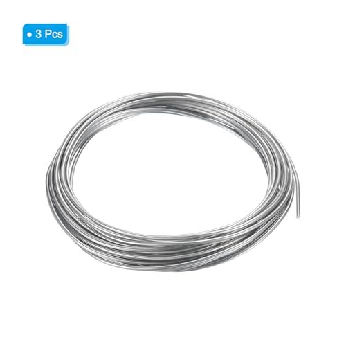 99.99% High Purity Zinc Wire, 3 Rolls 15 Gauge Pure Zinc Wire 1.5mm Soft view 3