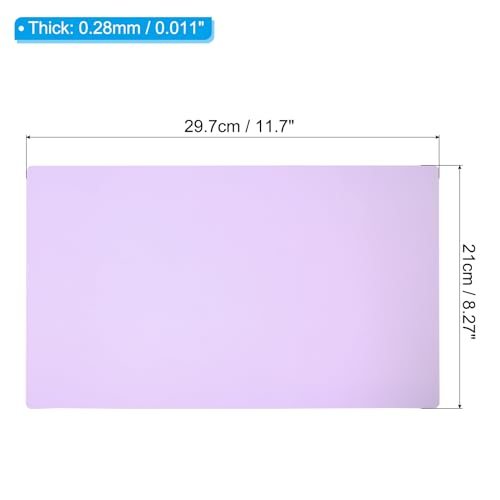 A4 Size Guided Reading Sheet, 6pcs Correction Lighting Gel Filter Colored view 2