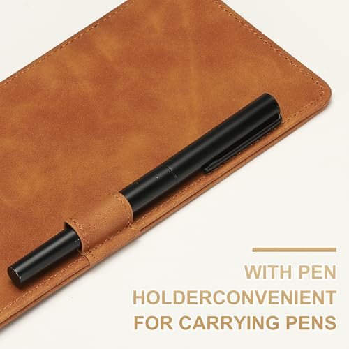 A5 PU Leather Clipboard, 4"x8" Business Magnetic Padfolio view 4