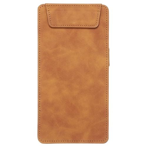 A5 PU Leather Clipboard, 4"x8" Business Magnetic Padfolio — PATIKIL