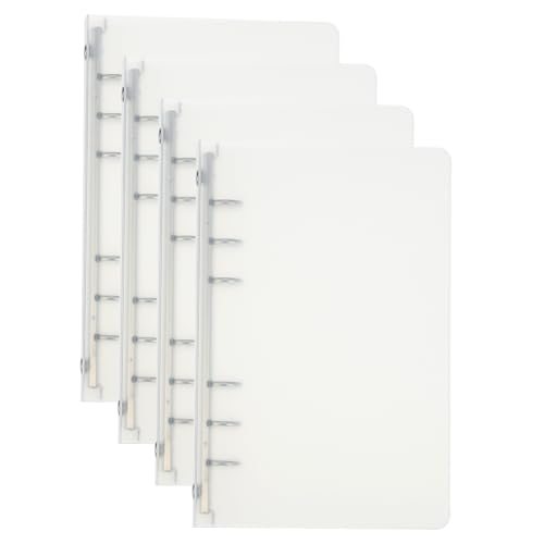 A6 Binder Covers, 4 Pcs PP 6 Ring Loose Leaf Binder Protectors — PATIKIL