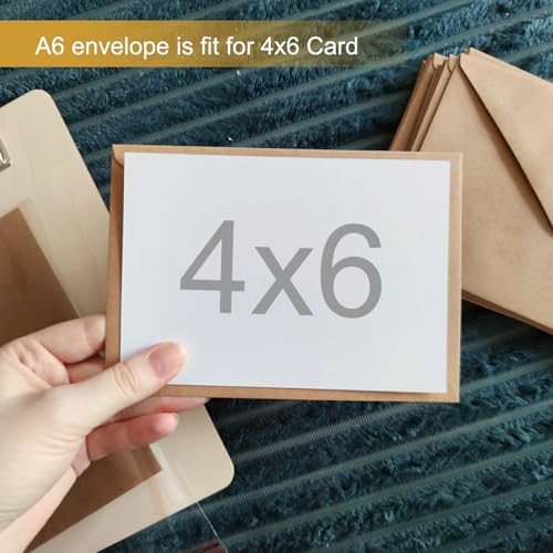 A6 Envelopes, 4x6 Card V Flap Small Envelope, Burgundy view 5