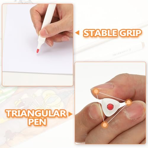 Acrylic Paint Marker Pens Bold Tip Pen Waterproof Water Based 6Pcs view 3