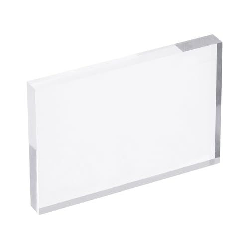 Acrylic Stamp Block, 1 Pack Clear Stamping Block — PATIKIL