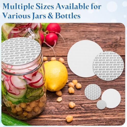 Adhesive Round Cap Liners Resistant Tamper view 4