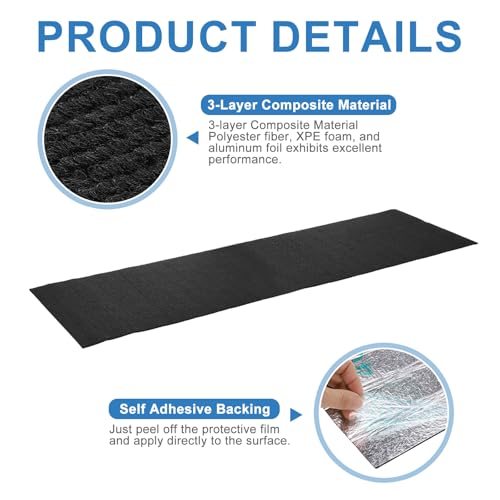 Air Conditioner Drip Cushion 39"x12"x5/32 Black AC Rain Cover view 3
