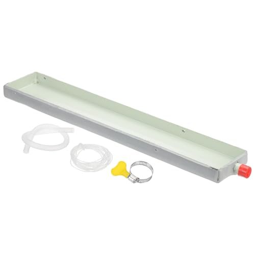 Air Conditioner Drip Tray, 25 x 4.7 Inch (63 x 12 cm) Galvanized, Metal — PATIKIL