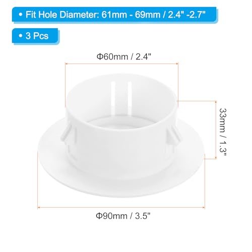 Air Conditioning Wall Hole Cover, 3Pcs Air Conditioner Blocking Hole Plug view 2