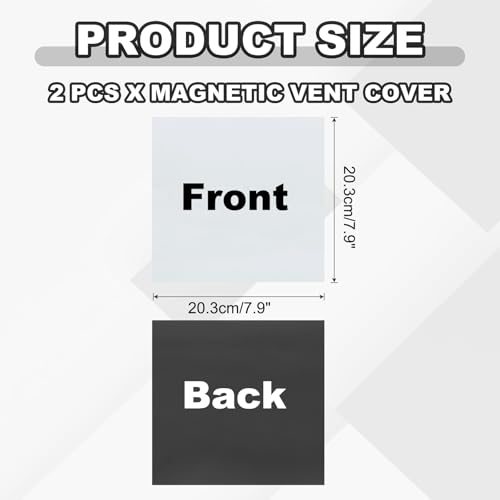Air Registers Cover, Magnet Vent Blocker view 2