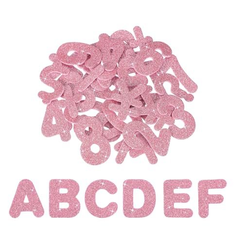 Alphabet Foam Stickers, 104Pcs Letters A-Z EVA Self Adhesive Glitters — PATIKIL