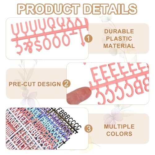 Alphabet Message Accessories Including Numbers view 3