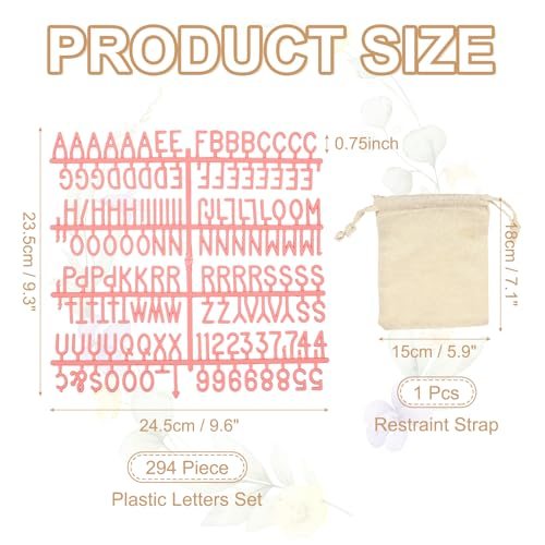 Alphabet Message Accessories Including Numbers view 2
