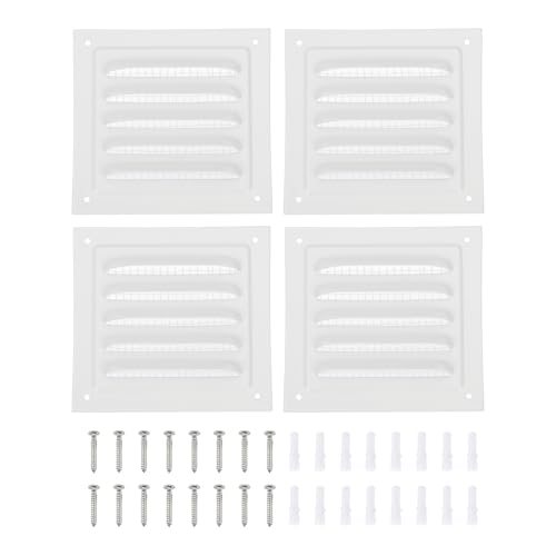 Aluminum Alloy 4Pcs, Rectangular Floor HVAC Air Vent Covers Metal Return — PATIKIL
