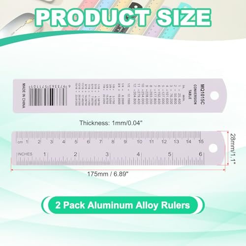 Aluminum Alloy Rulers view 2