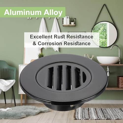 Aluminum Alloy Wall Vent Grille Cover Exterior Exhaust Louvered Vent view 4