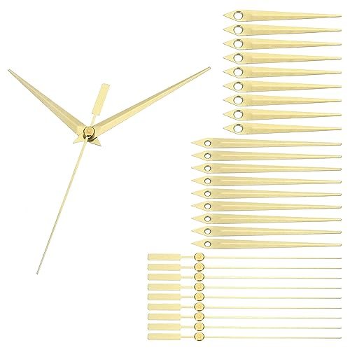 Aluminum Clock Hands Kit, 10 Set Replacement Clock Hands — PATIKIL