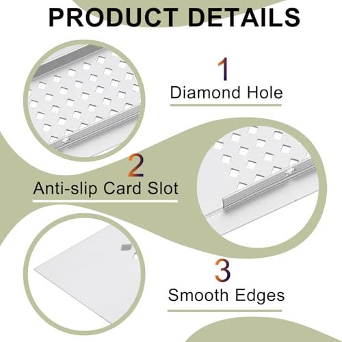 Aluminum Grille Ventilation Cover Louvered Diamond Hole view 3