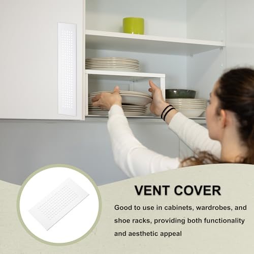 Aluminum Grille Ventilation Cover Louvered Diamond Hole view 4
