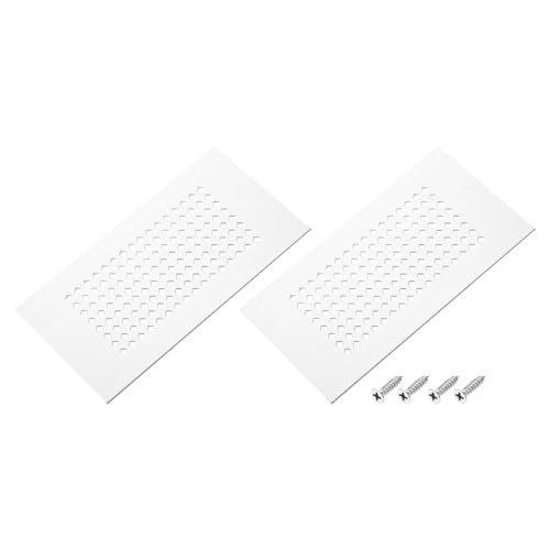 Aluminum Grille Ventilation Cover Louvered Diamond Hole — PATIKIL