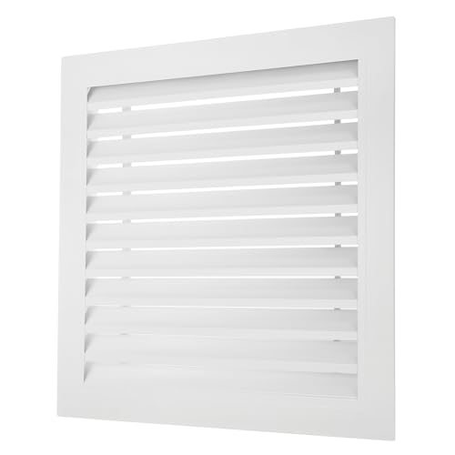 Aluminum Return Grille 16Inch Air Supply Vent Cover White, Linear Bar — PATIKIL