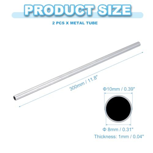 Aluminum Round Tubing Seamless Metal Straight Pipe view 2