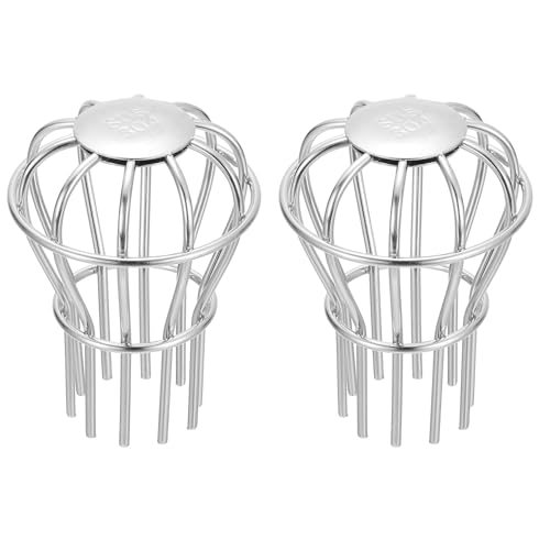 Anti-Blocking Line Cap Drain Cover Round Downspout Protector — PATIKIL