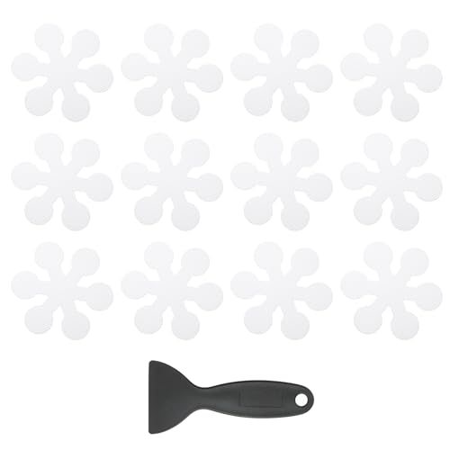 Anti Slip Shower Stickers, Snowflake Shape Cute Treads Tubs Bathroom — PATIKIL