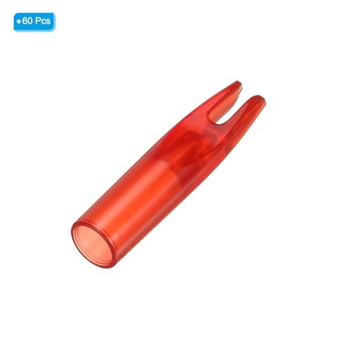 Archery Arrow Nocks 6mm 0.236" Inner Dia., 60 Pack Glue on Arrow Nock view 3