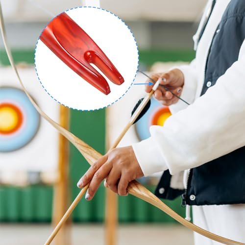 Archery Arrow Nocks 6mm 0.236" Inner Dia., 60 Pack Glue on Arrow Nock view 4