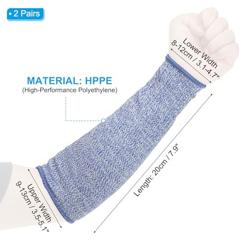 Arm Safety Protectors Sleeves Forearm Sleeve HPPE Level 5 Protection view 2