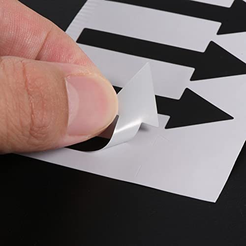 Arrow Sticker 2 Inch, 4 Sheet Directional Sign PVC Adhesive Removable view 5