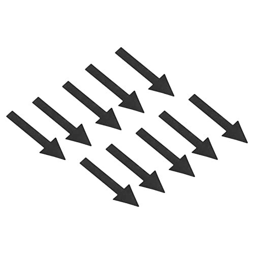 Arrow Sticker 2 Inch, 4 Sheet Directional Sign PVC Adhesive Removable — PATIKIL