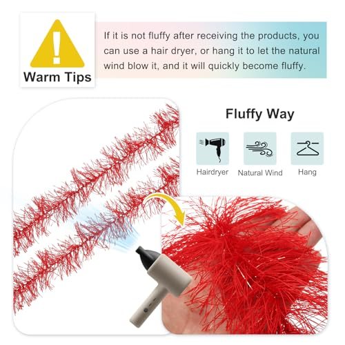 Artificial Fluffy Feather Boas, Party Decorations view 4