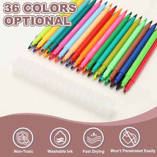 Artist Colored Marker Set Supplies view 3