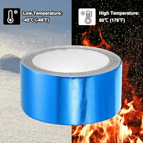 Awning Repair Tape 2" x 26ft Waterproof Canvas Tape High Adhesive Tear view 5
