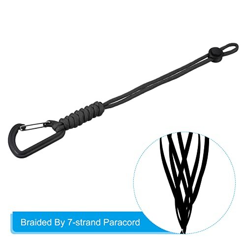 Badge Lanyard with Hook 10 Inch, 4Pcs Braided Wrist Keychain Strap view 3
