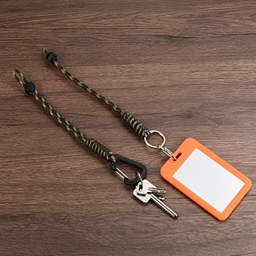 Badge Lanyard with Hook 10 Inch, 4Pcs Braided Wrist Keychain Strap view 5