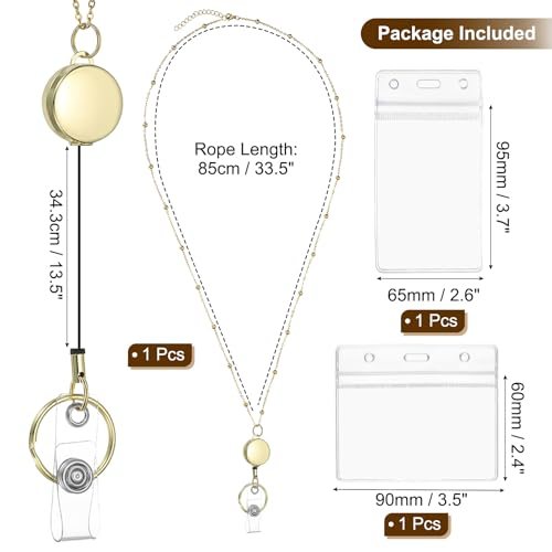 Badge Necklace Lanyard view 2