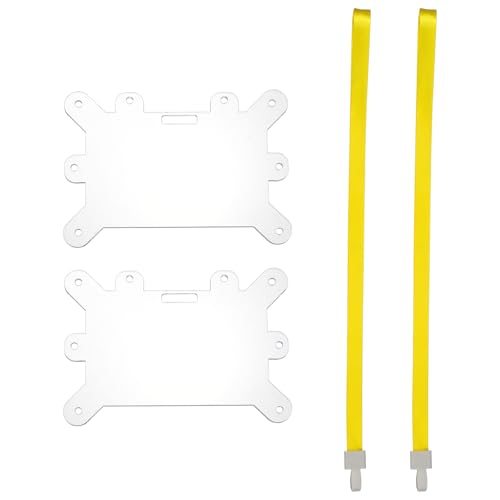 Badge Pin Holder, 2Pcs 8 Hole Acrylic Display Badge Adapter, Horizontal — PATIKIL