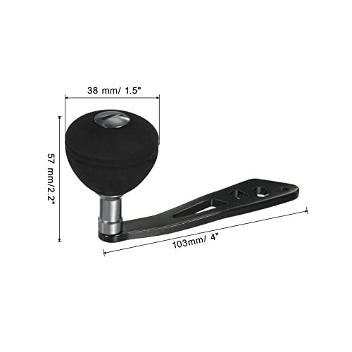 Baitcasting Power Handle, Metal Fishing Reel Handle EVA Knob Grip view 2