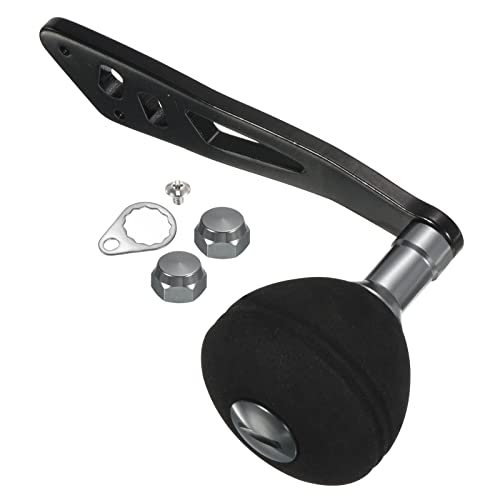 Baitcasting Power Handle, Metal Fishing Reel Handle EVA Knob Grip — PATIKIL
