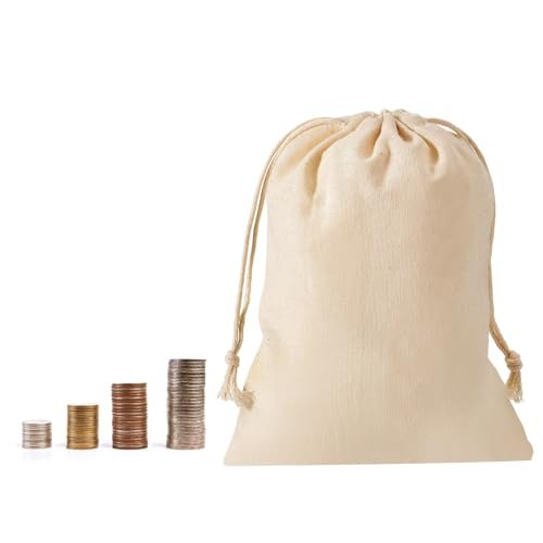 Bank Coin Deposit Change Transit Bags Canvas Money Bag view 5