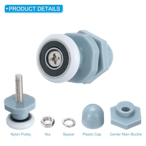 Bathroom Glass Door Runner Replacement Part Sliding Shower Door Wheels view 3