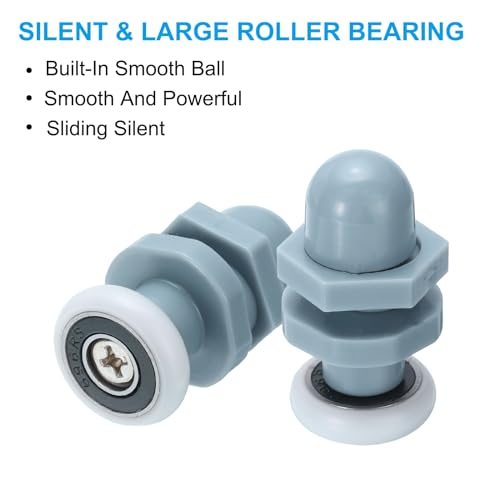 Bathroom Glass Door Runner Replacement Part Sliding Shower Door Wheels view 5