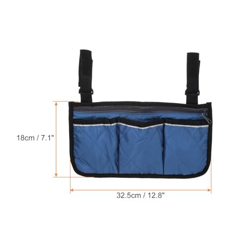 Beach Chair Armrest Bag, Waterproof Beach Chair Hanging Storage Pouch Arm view 2