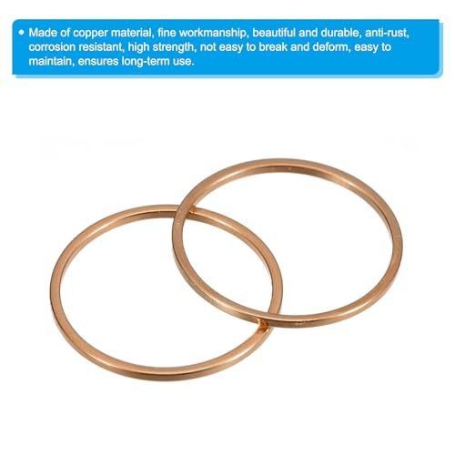 Beading Hoop Earrings, 60 Pcs Round Beading Findings Copper Hoop Earring view 4